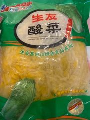 生友酸菜 東北 东北 酸菜 酸白菜 酸菜丝 白菜の塩漬 500g 10袋