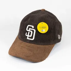 【ニューエラ正規品】子供用 ニューエラ New Era® NEW ERA® 帽子 キャップ キッズ Youth 9TWENTY Corduroy コーデュロイ サンディエゴ・パドレス ダークブラウン/ブラウン(商品番号：14671640)