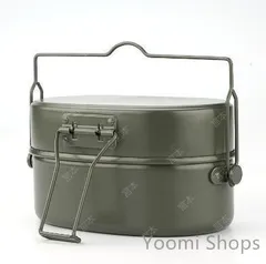 陸上自衛隊 1型戦闘飯盒桜Qマーク官給品1956年製 ビンテージ美品