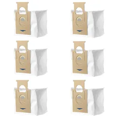 Ecovacs エコバックス 紙パック 6個 互換品 DEEBOT OZMO n10 plus T8+/N8+/N8 PRO+/T9+/自動ゴミ収集スタンド対応 だすとぼっく  T8 AIVI T8 Max N8 Pro + ロボット掃除機対応 消耗品のサムネイル
