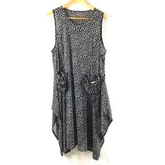  エルドルミエール L・de Lumi Ere ワンピース ベスト ノースリーブ タグ付き ドット シースルー フリルポケット レトロ ブラック系 958922