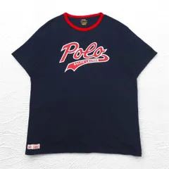 【超希少！】 90's POLO RALPH LAUREN ベースボールシャツ 90s POLO SPORT Baseball Shirt 紺 M ポロスポーツ ベースボール