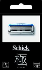 シック Schick 極 KIWAMI 替刃 (8コ入) 5枚刃 カミソリ 髭剃り