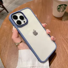 iPhoneケース iPhone15 iPhone14 iPhone13 iPhone12 Pro iPhoneSE アイホン アイフォン 携帯 スマホ ケース カバー クリア 高級感 光沢フレーム かわいい 推し活 ブルー 335