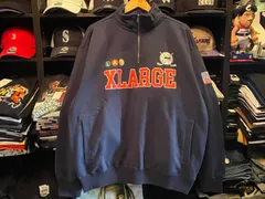 XLARGE HOCKEY HALF ZIP SWEATSHIRT NAVY Lサイズ