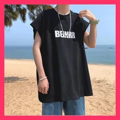 簡単にオシャレコーデが叶う！カジュアル 百掛け 袖なし Tシャツ メンズ 夏 ゆ カジュアル 百掛け 袖なし Tシャツ メンズ 夏 ゆったり 【素材】ポリエステル コットン■カ おすすめ おしゃれ　人気 上品 NEWGP2021060319