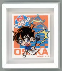【中古】マグネット・磁石 江戸川コナン ミニフレームマグネット 観光ver. 「名探偵コナン 大阪城本陣 SPECIAL SHOP」
