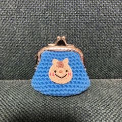 がまぐち　小物入れ　ハンドメイド　りす