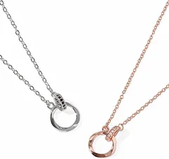 felicitations ペアネックレス カップル プレゼント ステンレス ジュエリー メンズ レディース BR-J066 MSB＆LPW 刻印なし( MSB＆LPW（刻印なし）)