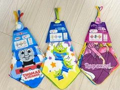 新品　タオルループ　ハンカチ　トーマス　トイストーリー　プリンセス　セット