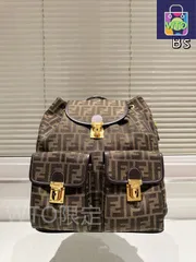 【今日特価】Fendi フェンディ クラシックプリント バックパック 復古感溢れる百搭デザイン