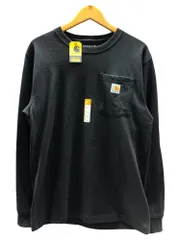 Carhartt (カーハート) Workwear LS Pocket T-Shirt ロンT 長袖Tシャツ K126 黒 BLACK S メンズ/025