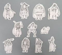 [중고] 스티커 스티커 빨간 머리 해적단 스티커 세트 (11장 입) [Meet the ONE PIECE 주옥의 상품전]