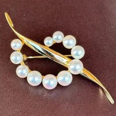 2025年最新】MIKIMOTO ブローチ k18の人気アイテム - メルカリ