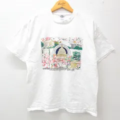 2024年最新】カットソー Tシャツ トップス 半袖 丸首 クルーネック 花