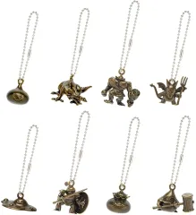 【中古】キーホルダー 全8種セット 「ドラゴンクエスト モンスターメタルチャームコレクション」