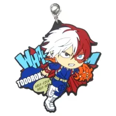 【中古】キーホルダー・マスコット(キャラクター) 轟焦凍 雄英ヒーローズラバーチャーム きゅんキャラいらすとれーしょんず 「一番くじ 僕のヒーローアカデミア FIGHTING HEROES feat. SMASH RISING」 F賞
