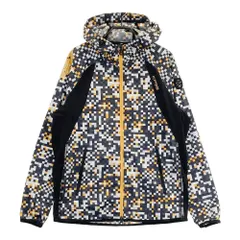 サイズ：M KAPPA GOLF カッパゴルフ  フード付 長袖ジップジャケット 総柄 ブラック系 [240101459505] ゴルフウェア メンズ ストスト