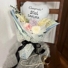 【卒業式ブーケ予約受付中】バルーンブーケ　開店祝い　成人式　卒業式　母の日　フラワーアレンジブーケ　お祝い　バルーン　風船