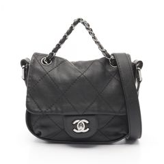 シャネル CHANEL ショルダーバッグ マトラッセ レザー マトラッセ チェーンショルダー レディース Used A