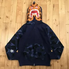 ★新品★ Blue camo タイガー パーカー Sサイズ Tiger full zip hoodie a bathing ape BAPE エイプ ベイプ アベイシングエイプ 迷彩