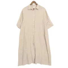 URBAN RESEARCH DOORS アーバンリサーチ 春夏★ 麻100% シャツ ワンピース ロング Sz.M レディース