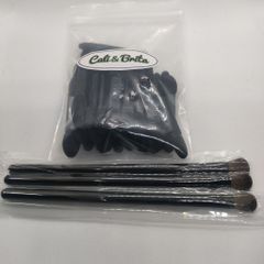 cali&brita スポンジ筆+馬毛刷毛3本セット