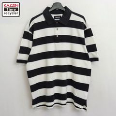VISVIM｜00's バイカラー鹿の子ポロ（White×Black・2） - メルカリ
