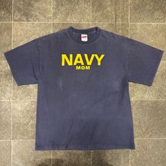 【海外・US古着】 クルーネック T-shirt SOFFE “NAVY MOM “ （#SB0112）