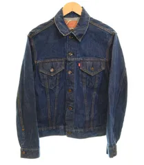 70's Levis 70505 ケアタグ スモールe 70s Levi's 70505 デニムジャケット ケアタグ スモールe 4th