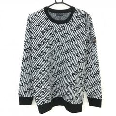 新品】パーリーゲイツ セーター ベージュ系×黒 レオパード柄