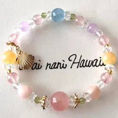 『 Princess mermaid 髪飾り   』ハワイアンパワーストーンブレスレット