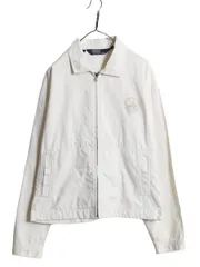 【お得なクーポン配布中!】 90s ポロ ラルフローレン ヘリンボーン ストライプ スイングトップ ジャケット メンズ L 90年代 コットン ジャンパー ブルゾン フルジップ