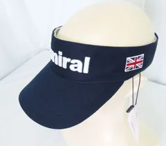 Admiral - 【新品】 Admiral GOLF アドミラルゴルフ レクサス サンバイザー Admiral Golf アドミラル ゴルフ バイザー ロゴ 刺繍 ベーシック