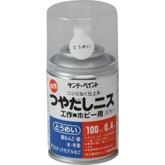 【新品・14営業日以内発送】サンデーペイント 4906754013340 水性つや出しニススプレー とうめい 100M 水性つやだしニス 水性つやだしニススプレー SP水性スプレー【沖縄離島販売不可】のサムネイル