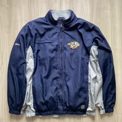 【海外規格】古着　リバーシブルジャケット　Reebok　NFL　Nashville　Predators　刺繡ロゴ