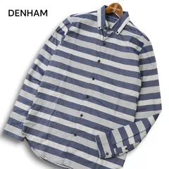 DENHAM デンハム　ネルシャツ 中古・古着通販】Denham (デンハム) ネルシャツ レッド×ネイビー