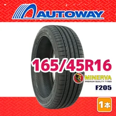 【AUTOWAY】 新品 165/45R16 サマータイヤ MINERVA F205 16インチ １本売り 夏タイヤ オートウェイのサムネイル