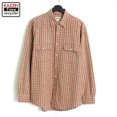00s Eddie Bauer チェック柄 コットン 長袖シャツ メンズ 表記Mサイズ
