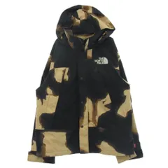 Supreme シュプリーム 21AW NP52100I × The North Face ザノースフェイス Bleached Denim Print Mountain Jacket ブリーチド デニム プリント マウンテン ジャケット【中古】