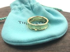 【管理番号121】 TIFFANY＆Co.  ティファニー 750 K18YG ナローリング ジュエリー 1837 12.5号