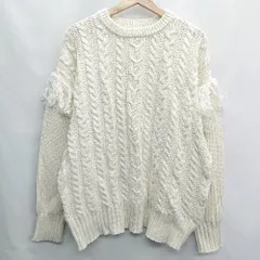 ◇ ROPE' PICNIC ロぺピクニック 長袖 ニット サイズ38 アイボリー レディース E  【1407180028890】