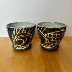 やちむん 金城秀義 茶碗 2個セット - メルカリ