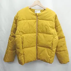 ◇ ⊇ CRAFT STANDARD BOUTIQUE 長袖 中綿ジャケット サイズM イエロー系 レディース E  【1412260038607】