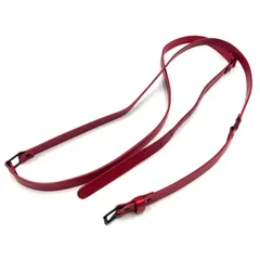 ■美品■スリマン〜アッシュ期■Dior ディオール　レザーベルト　ナローベルト　83/100  二重巻き　レッド　イタリア製　刻印あり0077  レディース