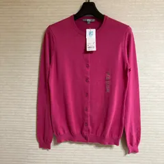 UNIQLO ピンク カーディガン Mサイズ　綿100% UV CUT　ユニクロ　レディース　春