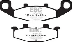 EBCブレーキ USA製 ダブルHシリーズ シンタリング ブレーキパッド フロント左側用 | FA129HH