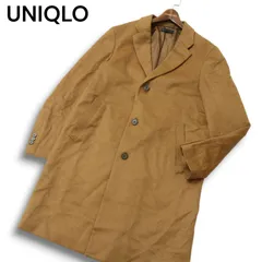 UNIQLO ユニクロ 秋冬★ ウール カシミヤ チェスターコート Sz.L メンズ