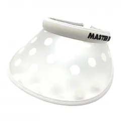 マスターバニー つば広サンバイザー 白 ドット レディース FR ゴルフウェア MASTER BUNNY EDITION