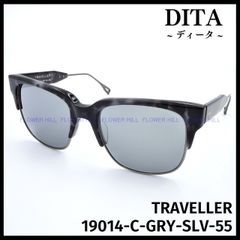 DITA　TRAVELLER 19014-B-BLK　サングラス　黒　ディータ New DITA Sunglasses TRAVELLER 19014-A-BLK-GLD-55 Black & Gold w